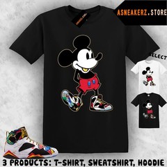 Tee Shirt Matching AJ 7 Miro 2026 To Match Sneaker Sneakerhead M Mouse T-Shirt