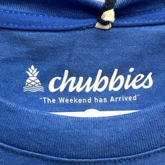 Chubbies The Weekend Has Arrived Short Sleeve Blue T-Shirt Men’s XL NWT