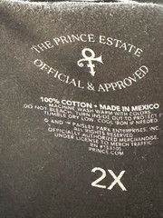 Prince Purple Rain Black T Shirt Size 2X Prince and the Revolution 100% cotton