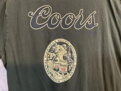 Coors Shirt Mens Large Green Beer Graphic Tee Tee Luv Tagless Rocky Mountain