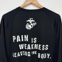 USMC Marines Long Sleeve T-Shirt Men’s Size XL Black Moisture Wicking USA NWOT