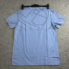 Lafranke Shirt Men’s Large, Geometric Graphic Tee Polyester Cotton Modern Casual