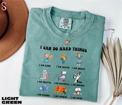I Can Do Hard Things Shirt, Children’s Book Characters Tee, Believe In Yourself