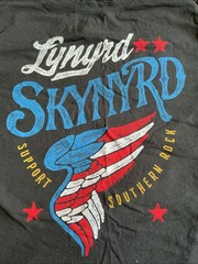 Bay Island Sportswear Lynyrd skynyrd Support Souther Rock Tee Woman’s Sz XL