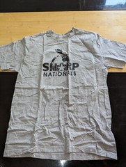Suna Sharp Nationals gray t-shirt sz l