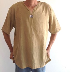 Thai Traditional Vintage Shirt Cotton Shirt