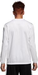 adidas Long Sleeve Jersey Men’s White T-Shirt Casual Tee