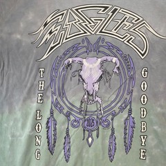 Eagles The Long Goodbye Sphere Las Vegas 2025 Tour Shirt Liquid Blue XL Tie Dye