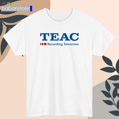 TEAC Corporation Electro Logo Black/White/Grey/Navy/Light Blue T-Shirt S-5XL