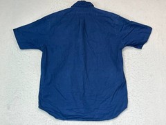 Vtg Ralph Lauren Blue Button 100% Cotton Down Blake Shirt Men’s Size L