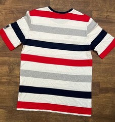 Paul & Shark Yachting Striped T Shirt Mens Small Red White Blue Italy Style