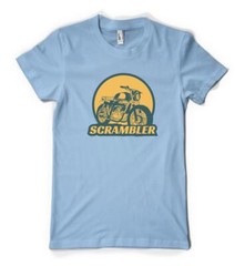 Scrambler Off Road Motorbike Biker Personalised Unisex Adult T Shirt