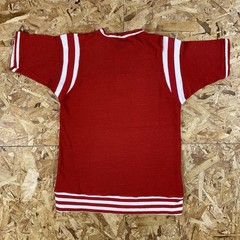 Vintage 50s 60s Dureen STG Warm Up 1/4 Zip Pullover Striped Band Shirt Size S