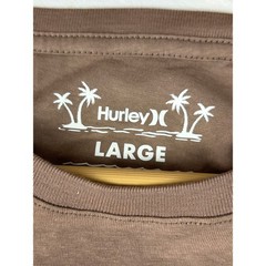NWT Hurley Mens Everyday Long Sleeve T Shirt Large Mocha Casual Surf Streetwear