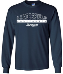 Bakersfield California State T-Shirt Long Sleeve Graphic Tees Unisex Apparel