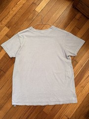 Velva Sheen Men’s L Cotton Pocket T Shirt Made In USA Light Purple