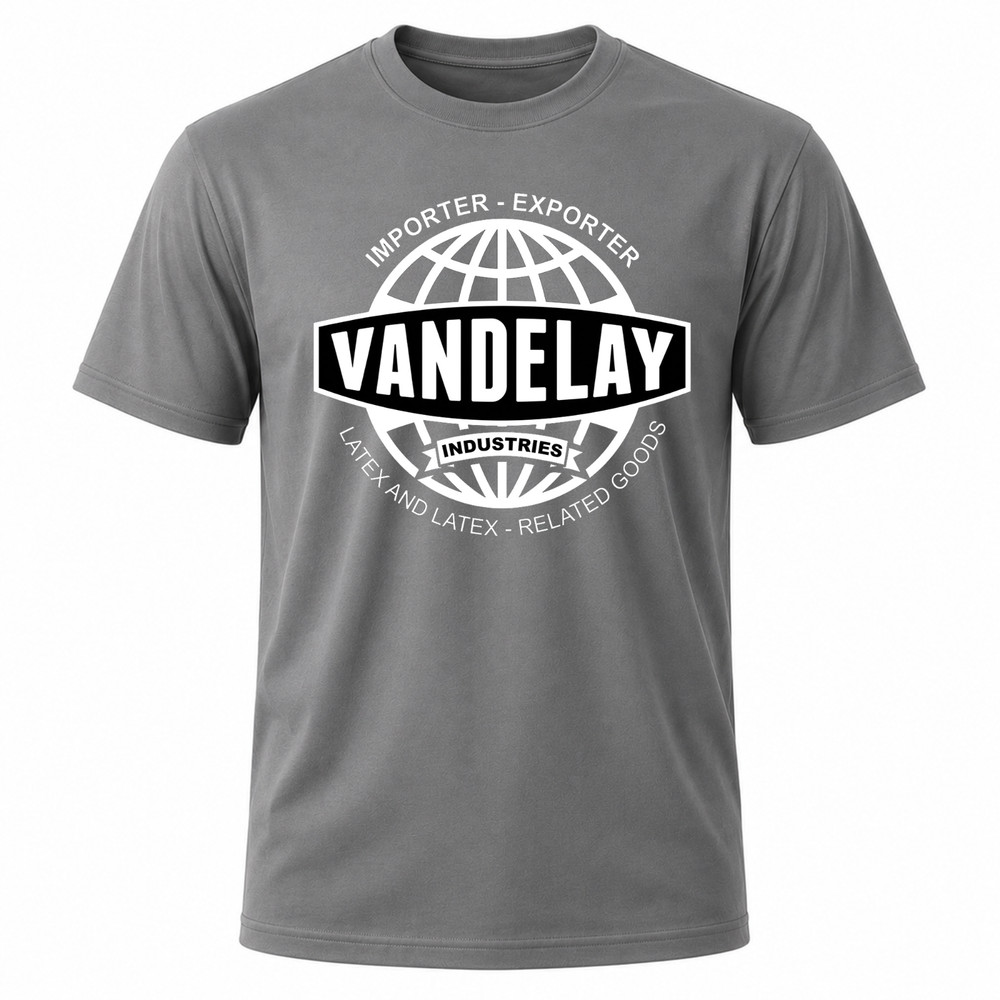 Vandelay Industries Seinfeld TV Show Men’s Charcoal Graphic T Shirt Freeships
