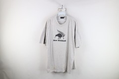 Vintage 90s Streetwear Mens XL Distressed Heavy New Zealand Kiwi Bird T-Shirt