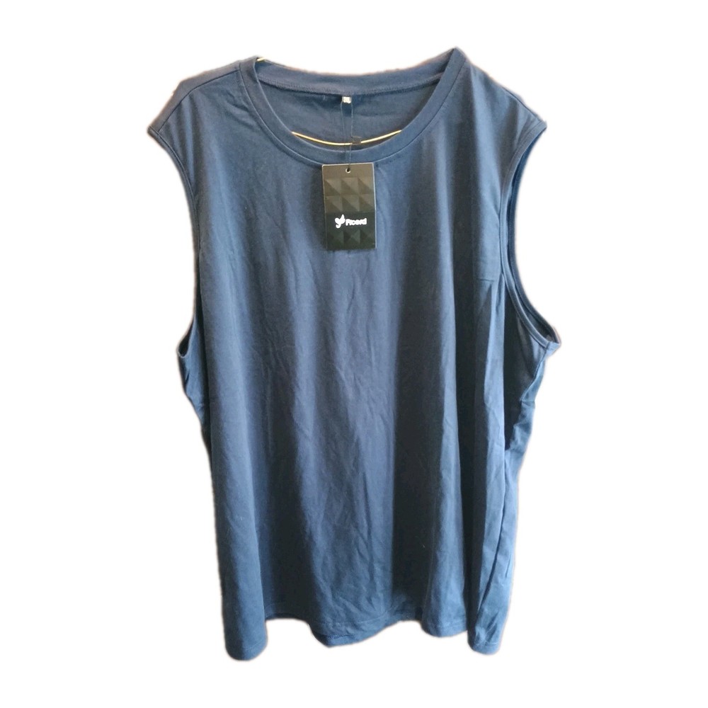 Men’s Navy Blue Tank Top Size 3XL By FICERD