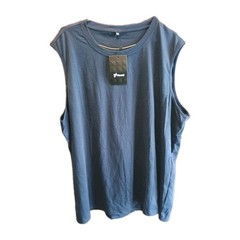 Men’s Navy Blue Tank Top Size 3XL By FICERD