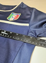 Puma Italia Shirt Crewneck Tee Mens Small Blue Italy Short Sleeve Athletic Logo