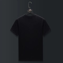 New Fashion Dragon Rhinestone Summer Short Sleeve Luxury Men Streetwear T-Shirt