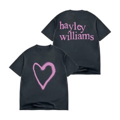 Hayley William At A Bachelorette Party Tour 2026 Heart Paint T-Shirt