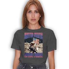 United States Space Force T-Shirt – Space Military Astronaut Graphic Tee