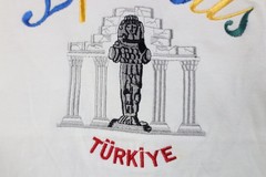 Vintage 90s Streetwear Mens Large Ephesus Turkey Turkiye Short Sleeve T-Shirt