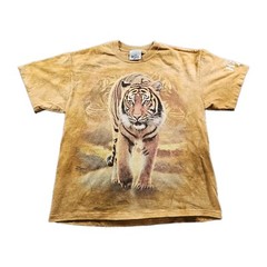 The Mountain Tiger Shirt Bengal Tiger Big Cat Animal Graphic Tee Size Medium
