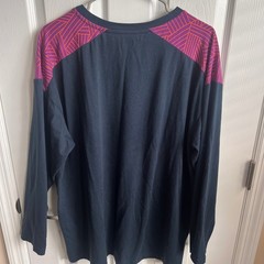 Marvel Black Panther World of Wakanda Long Sleeve T Shirt Men XL Orange Navy