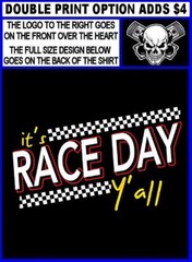 It’s RACE DAY Y’ALL Stock Car Drag Indy Car Oval Track Vintage Racing Tank Top