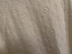 LOUIS VUITTON BLANK LAIT / WHITE MONOGRAM TOWELING T-SHIRT IN XXL (1A4PT6) *NEW*