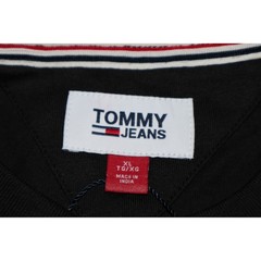 Tommy Hilfiger Jeans Long Sleeve Shirt Mens XL Black Flag Patch Logo NEW