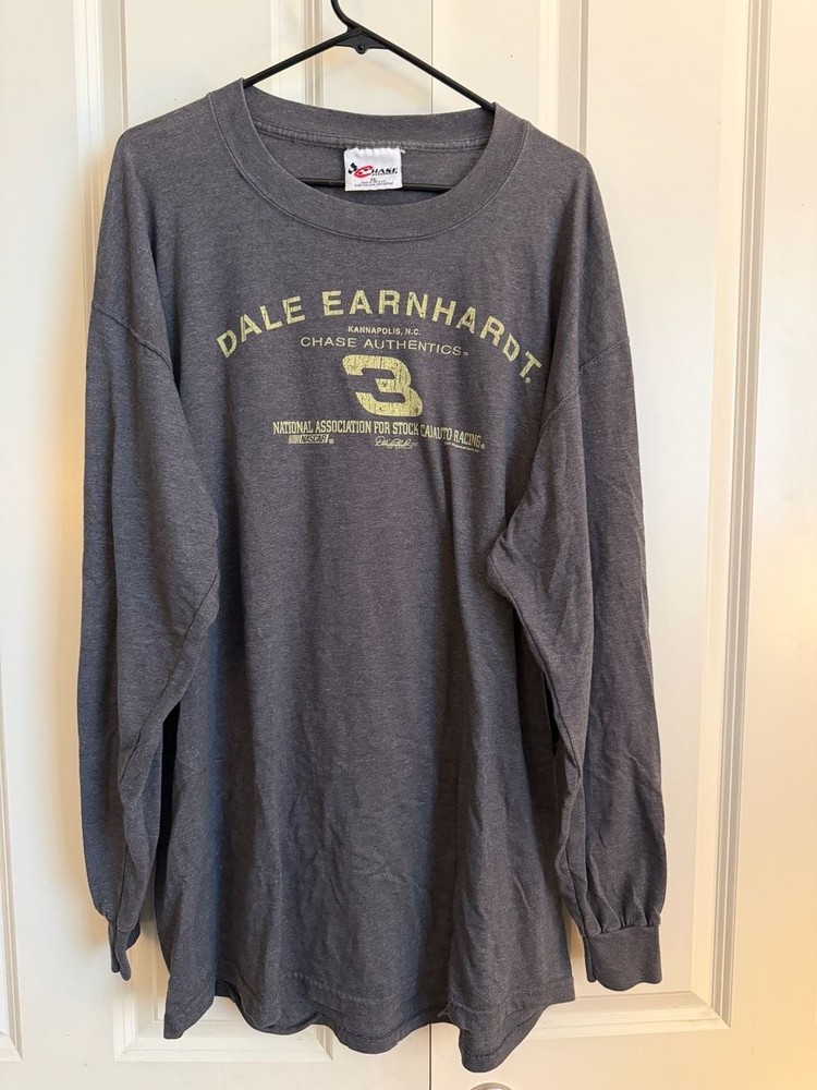 Vintage Chase Authentics Dale Earnhardt #3 Nascar Long Sleeve T-Shirt