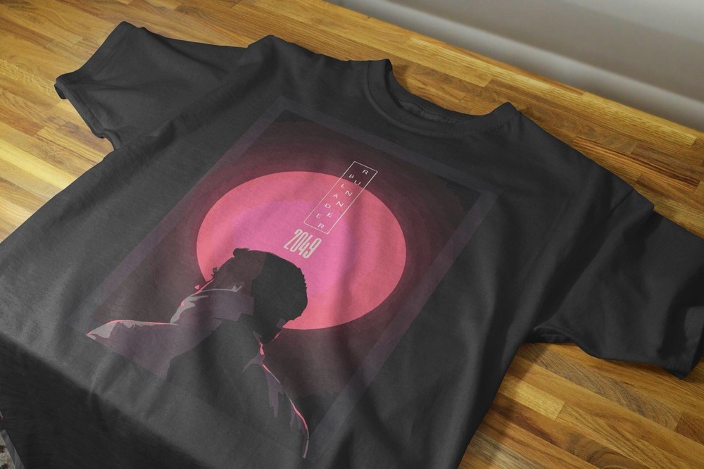 NEW Blade Runner 2049 Movie Film Sci fi BLACK T-shirt Tyrell Corp SHIP FAST