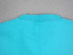Vintage Pluma Shirt Adult Large L Blue Blank Casual Mens Heavyweight Made in USA