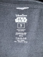 Star Wars Long Sleeve T-Shirt Men’s Small Black