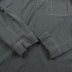 Bulwark Shirt Mens Large Gray Henley FR Fire Resistant IQ Westex Pocket Cat 2 A4