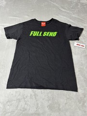 Full Send Shirt Mens Small Black Green Logo Graphic Streetwear T-Shirt