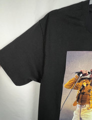 CHAMPION QUEEN Official Merch Graphic T-Shirt Medium Black Freddie Mercury Band