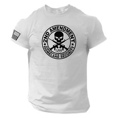 2nd Amendment Skull Shirt – American Warrior Soldier Military Patriotic 1776 USA
