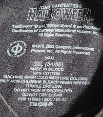 Halloween Michael Myers T-Shirt Sz 3XL Scary Movie Costume Horror Knife Mask Tee