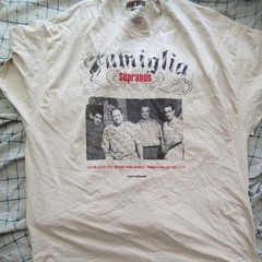 Famiglia THE SOPRANOS T SHIRT TV SHOW TONY SILVIO PAULIE Christopher Any size