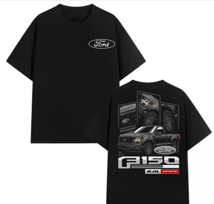 Ford Truck F-150 5.0L Coyote 2 Sided Graphic Tee, Truck & Car Enthusiast Shirt,