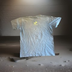 GUATEMALA Sun Faded Blue T-Shirt Size Large