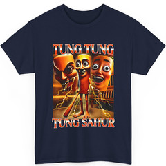 Tung Tung Tung Sahur Funny Meme Brainrot Humor Gen Z Unisex T-Shirt