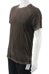 Cotton Citizen Mens Basic Crew Neck T-Shirt Brown Supima Cotton Size M