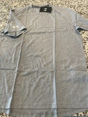 Under Armour S Small team athletics shirt 1360695 Locker grey 035 NEW