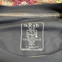 RAB Aeon T-shirt men’s short sleeve Base Layer climbing hiking Tech tee Size XL